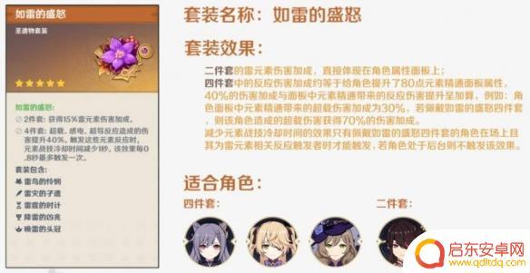 原神雷神的圣遗物在哪刷 原神雷套掉落地点在哪里