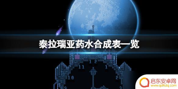 泰拉瑞亚回血药水合成表 药水合成表最佳搭配