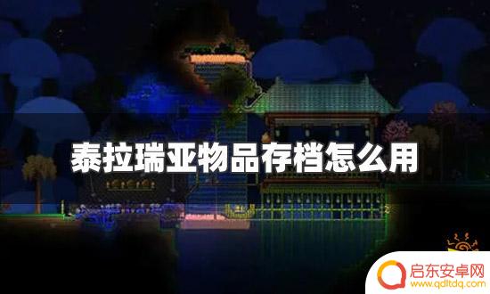 泰拉瑞亚如何开存档 泰拉瑞亚物品存档怎么用教程一览