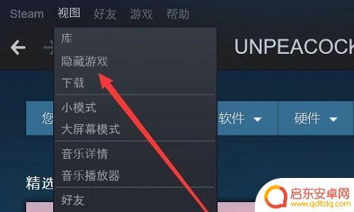 steam游戏隐藏在哪找 如何在steam找到隐藏游戏