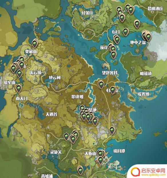 原神莲在哪里 《原神》莲蓬采集地点详解