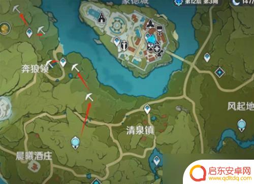 原神水晶矿位置图 水晶矿石哪里多原神攻略