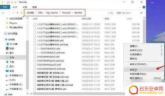 手游泰拉瑞亚存档导入失败 泰拉瑞亚怎么手动导入存档文件