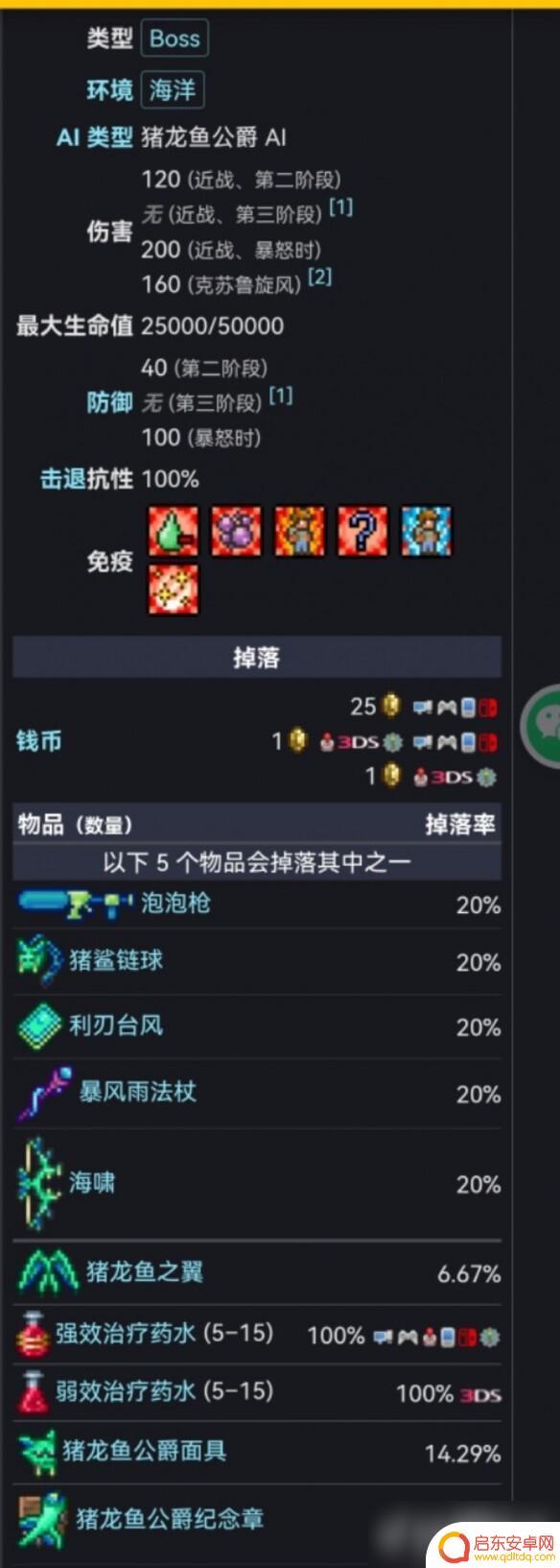 泰拉瑞亚海边boss 《泰拉瑞亚》猪鲨boss打法攻略
