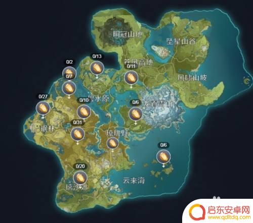 原神石庄怎么打 原神石珀采集地点分布图