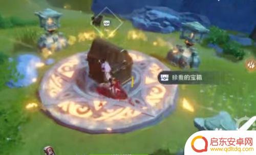 原神四个灯围着一个宝箱 原神奥藏山华丽宝箱开启步骤详解