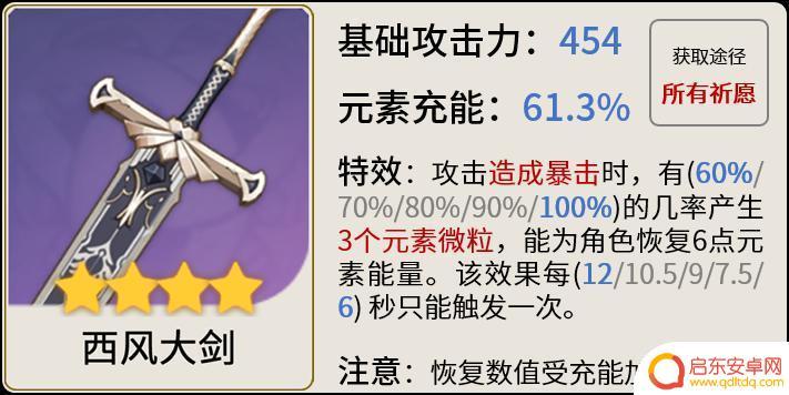 原神迪希亚武器属于哪一个 原神迪希雅最佳武器选择推荐