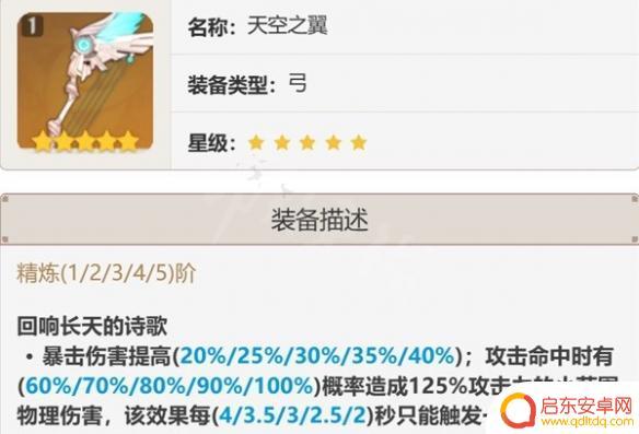 原神带爆伤的弓箭有哪些 原神弓箭武器属性对比