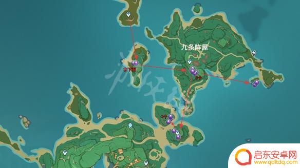 原神金紫 《原神》紫晶块最佳采集路线