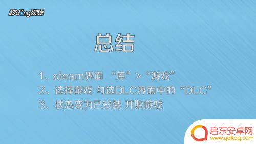 steam里的dlc怎么启动 Steam游戏DLC购买后如何在游戏中使用