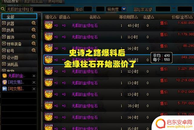 DNF:自定义史诗之路来了!提前更新4个月,可惜只是阉割版