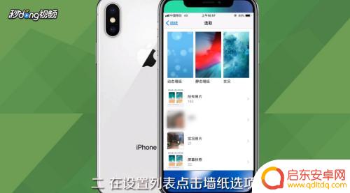 iphonex动态壁纸怎么弄 iphone x如何设置自定义动态壁纸