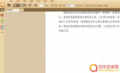 手机pdf文档怎么写 在PDF文档中写字方法