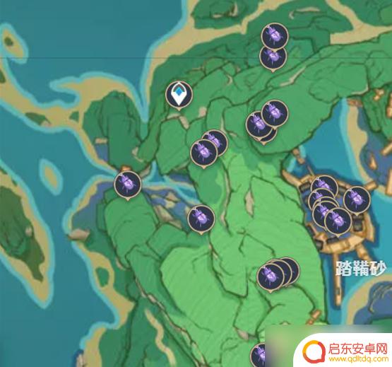 原神哪里有鬼兜虫 原神鬼兜虫分布图解析