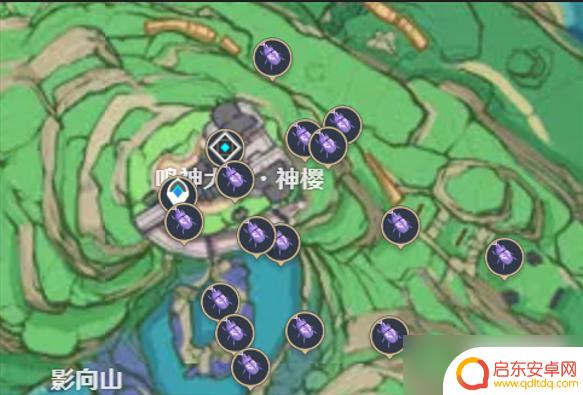 原神哪里有鬼兜虫 原神鬼兜虫分布图解析