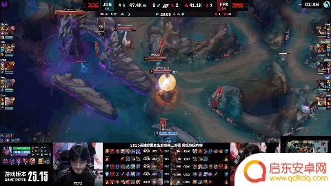 JDG以1-0战胜FPX：milkyway状态不佳，JDG稳扎稳打，率先取得胜利