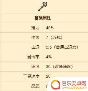 锤泰拉瑞亚 泰拉瑞亚铁锤合成步骤