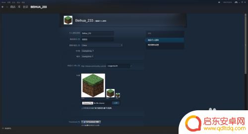 steam的个人资料 steam个人资料界面怎么设置