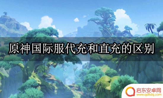 原神国际版代充 原神国际服代充和直充的区别解析