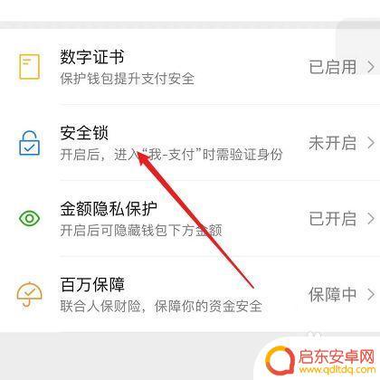 如何在手机钱包中设置密码 微信支付页面如何设置密码锁定