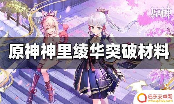 原神角色神里绫华突破材料 原神神里绫华天赋突破需要哪些材料