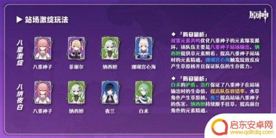 原神激化八重神子配队 八重神子队伍搭配技巧