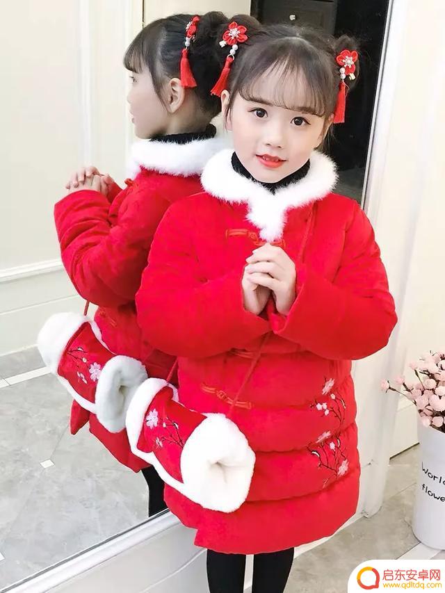 抖音童装女孩红色衣服(抖音童装女孩红色衣服图片)