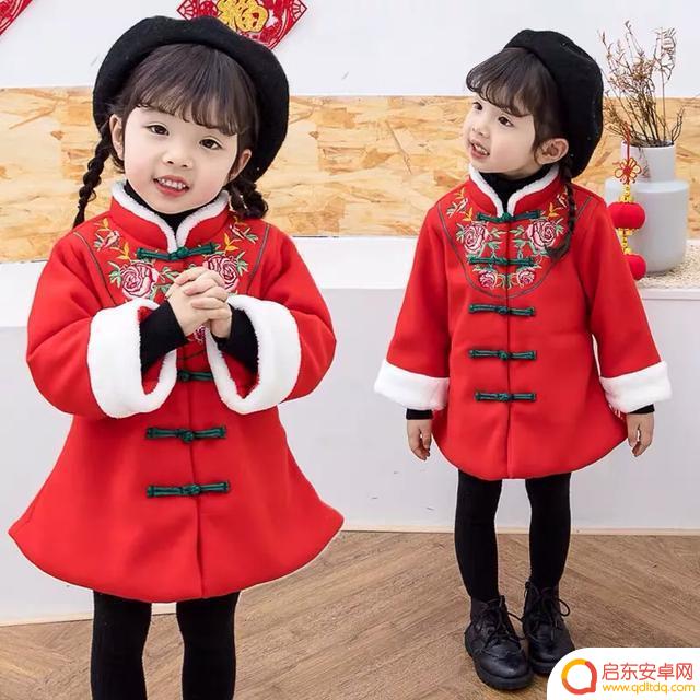 抖音童装女孩红色衣服(抖音童装女孩红色衣服图片)