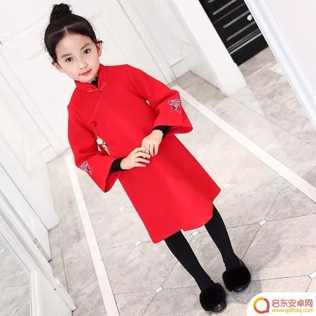 抖音童装女孩红色衣服(抖音童装女孩红色衣服图片)