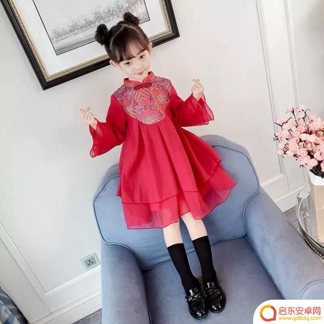 抖音童装女孩红色衣服(抖音童装女孩红色衣服图片)