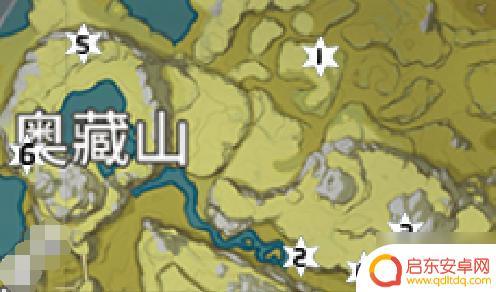 原神奥藏山旁边的岩神瞳 原神奥藏山岩神瞳位置地图指引