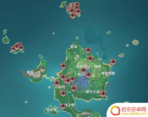 原神里的野伏众在哪里 原神怪物野伏众分布位置图