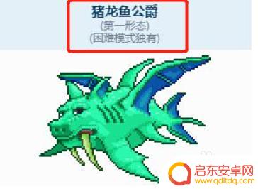 泰拉瑞亚猪肉龙公爵 泰拉瑞亚猪龙鱼公爵召唤奖励