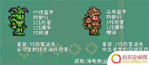 泰拉瑞亚什么套装防御 泰拉瑞亚1.4版本战士套装顺序