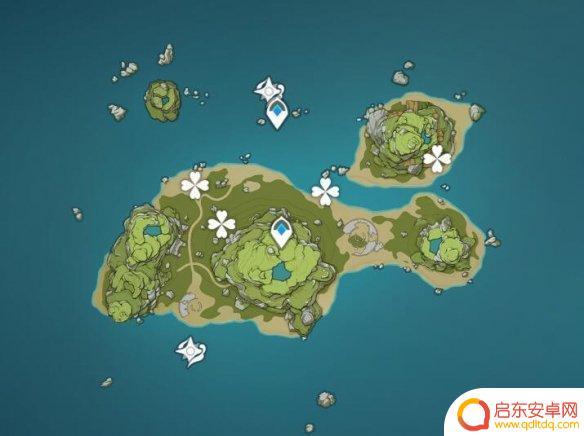 海螺分布原神 《原神》2.8版本海岛海螺位置分布图
