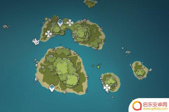 海螺分布原神 《原神》2.8版本海岛海螺位置分布图