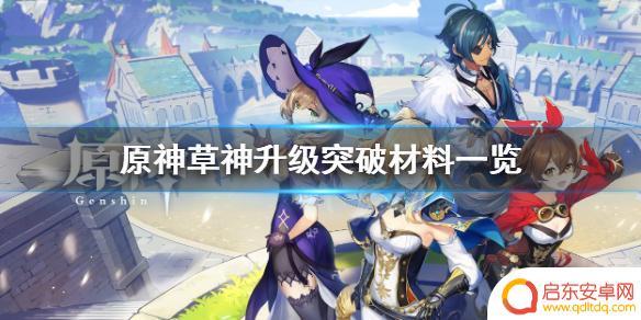 原神草神突破加啥 原神草神升级材料