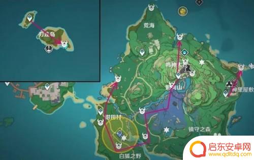 原神刀镡刷新时间 原神名刀镡刷新位置图解