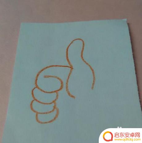 手机大拇指怎么画简单 简笔画大拇指的步骤