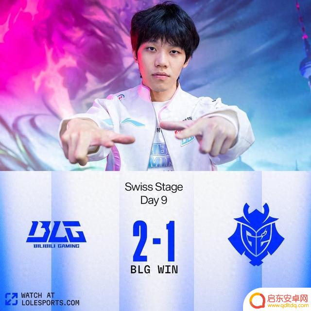 BLG艰难战胜G2，成功晋级LOL-S14八强