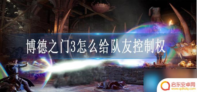 博德之门3怎么把队友给朋友控制 博德之门3队友控制权怎么设置