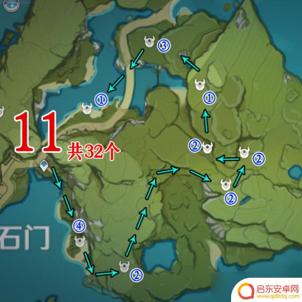 原神海上丘丘人位置 原神丘丘人位置路线分享
