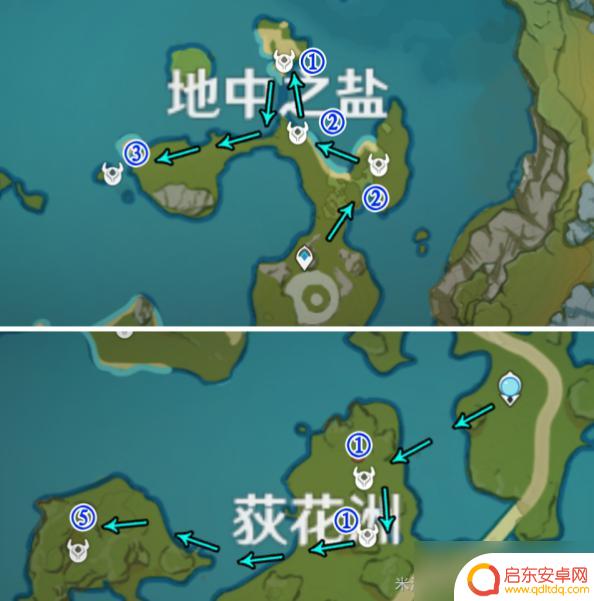 原神海上丘丘人位置 原神丘丘人位置路线分享