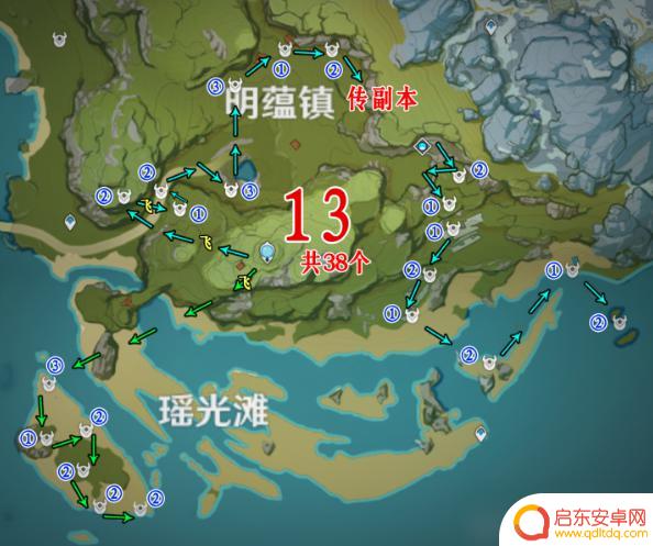 原神海上丘丘人位置 原神丘丘人位置路线分享