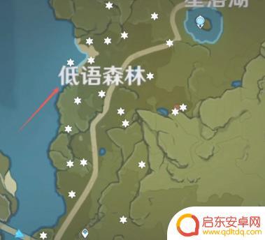 原神低语森林藏宝地在哪里 原神低语森林隐藏宝箱位置攻略