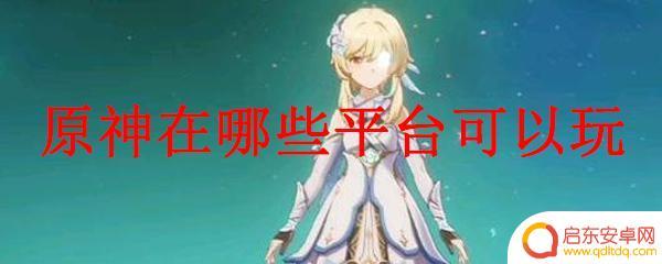 原神几个平台 原神可以在哪些平台下载