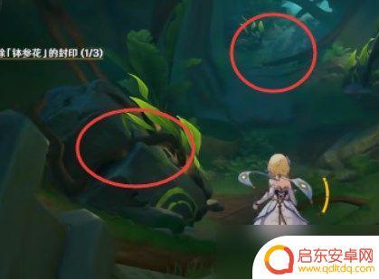 原神钵参花封印位置 《原神》苦舍恒解除钵参花攻略