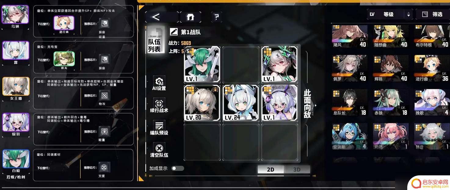 交错战线开荒队 交错战线前期阵容搭配攻略