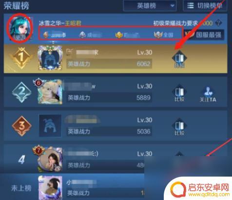 高能英雄怎么看英雄战力排行 王者荣耀英雄战力排名查询