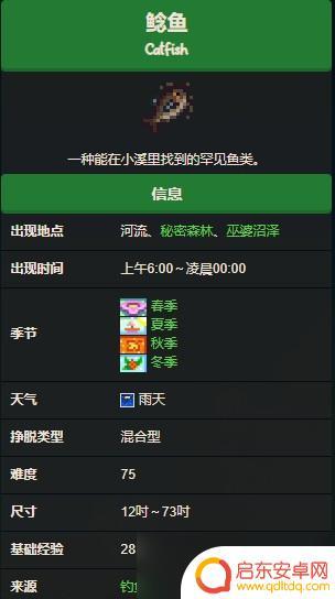 星露谷鲶鱼在哪里 星露谷物语鲶鱼在哪里可以钓到